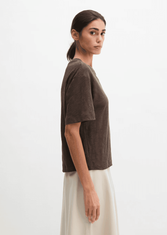 Marc O`Polo T-Shirt - Burnt Coffee