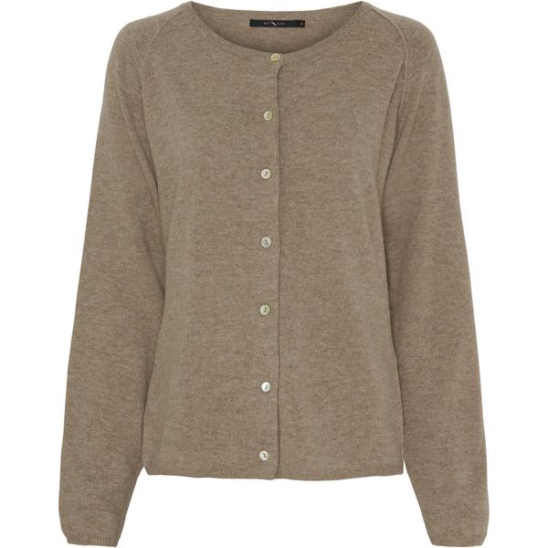 Hovedbilde  BTF EVA Cashmere Cardigan - Taupe Melange