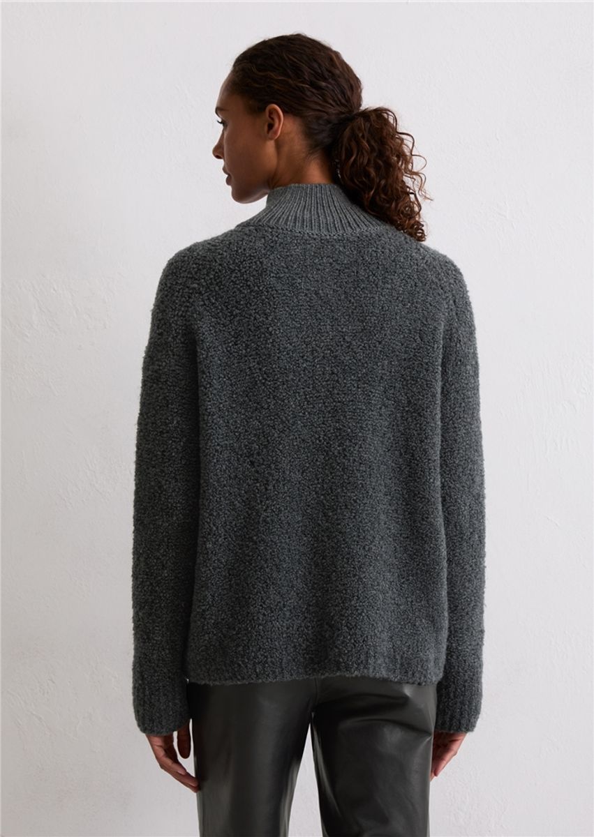 Bouclé sweater grey melange/ Marc O`polo