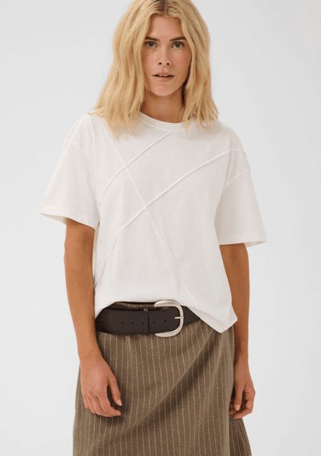 Hovedbilde Culture CUstitch Amora T-Shirt - White