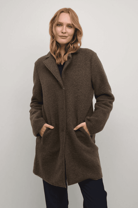 Hovedbilde Culture CUbirgith Jacket - Falcon Melange - Brown ...