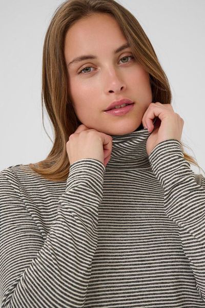 Hovedbilde CUAlexandra Jersey Rollneck Black/ White/ Culture