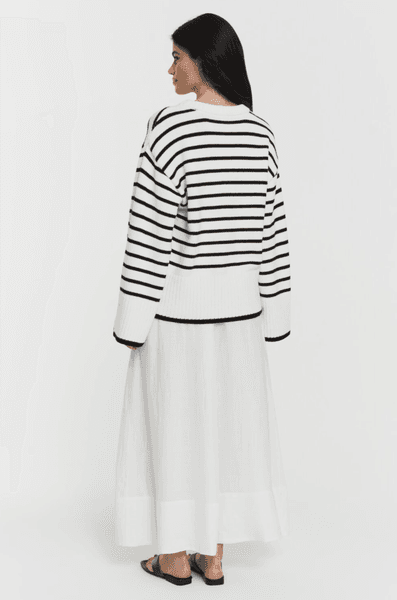 Hovedbilde Adoni Knitted Sweater Black Stripe/ Twist&Tango