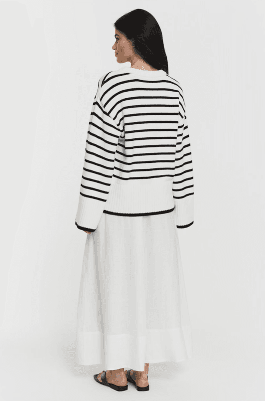 Adoni Knitted Sweater Black Stripe/ Twist&Tango