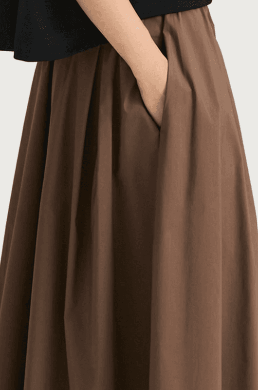 Stylein JORINA SKIRT - CACAO