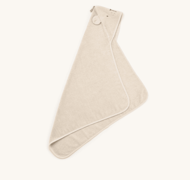 Hovedbilde Albert Hooded Baby Towel Sandy/ Liewood