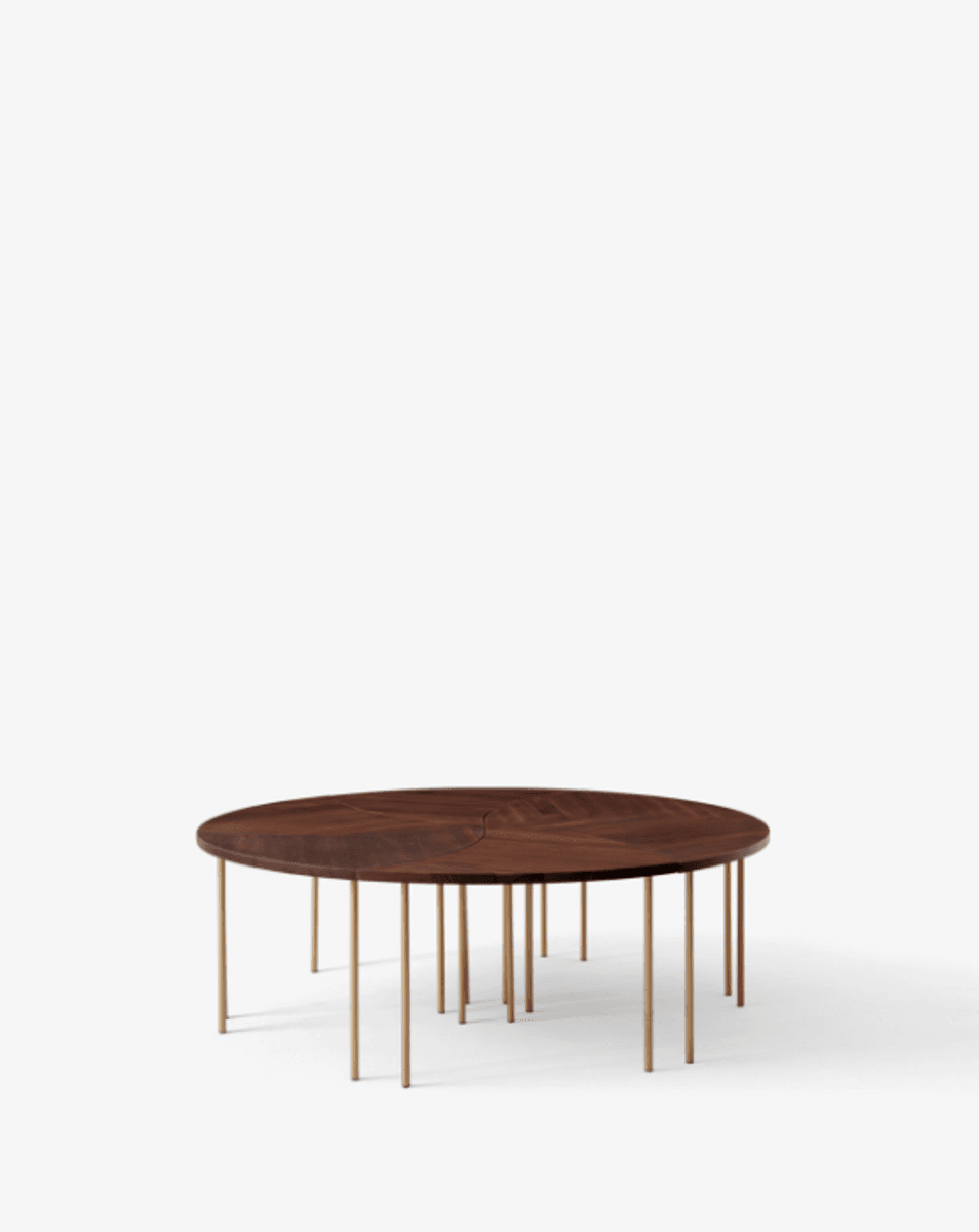 Pinwheel HM7 Oiled Walnut w. Brass/ &tradition