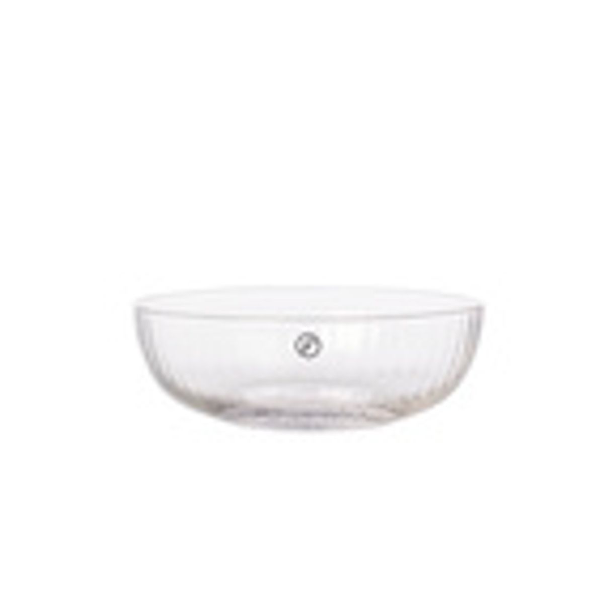 Glasskål d13 h4 cm räfflat/ Ernst