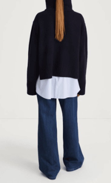Hovedbilde HILARY SWEATER - NAVY/ Stylein